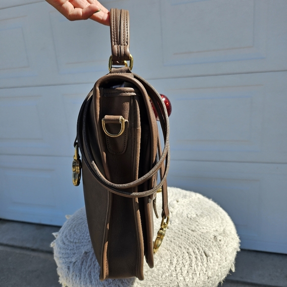 Vintage Coach Station Bag Cross Body Top Handle Purse  5130 - Picture 6 of 10